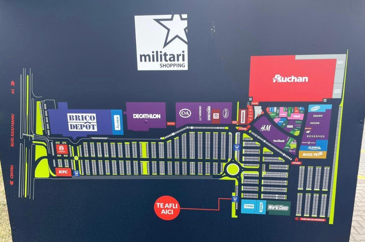 Militari Comfort Apartment Roşu Dış mekan fotoğraf
